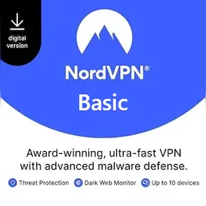 NordVPN Basic VPN Service (PC, Android, Mac, iOS) (10 Devices, 1 Year) - NordVPN Key - GLOBAL