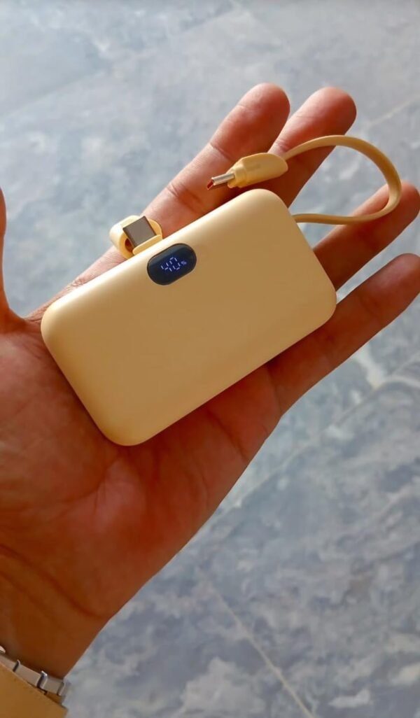 WhatsApp Image 2026-07-20 at 10.40.57 PM (3) 10000mAh Mini Power Bank with Built-in Type-C Cable – Wholesale Imported