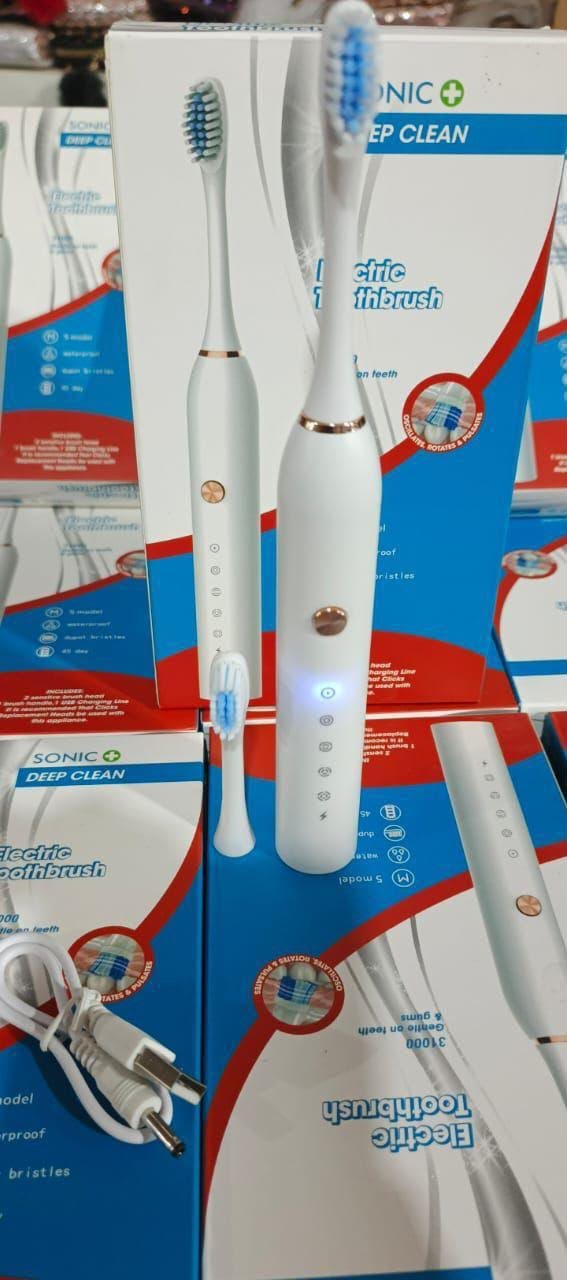 Sonic+ Deep Clean Rechargeable Electric Toothbrush – Wholesale Imported