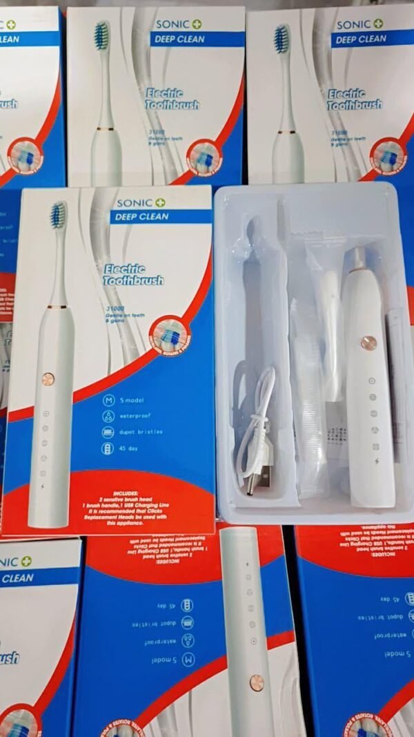 Sonic+ Deep Clean Rechargeable Electric Toothbrush – Wholesale Imported