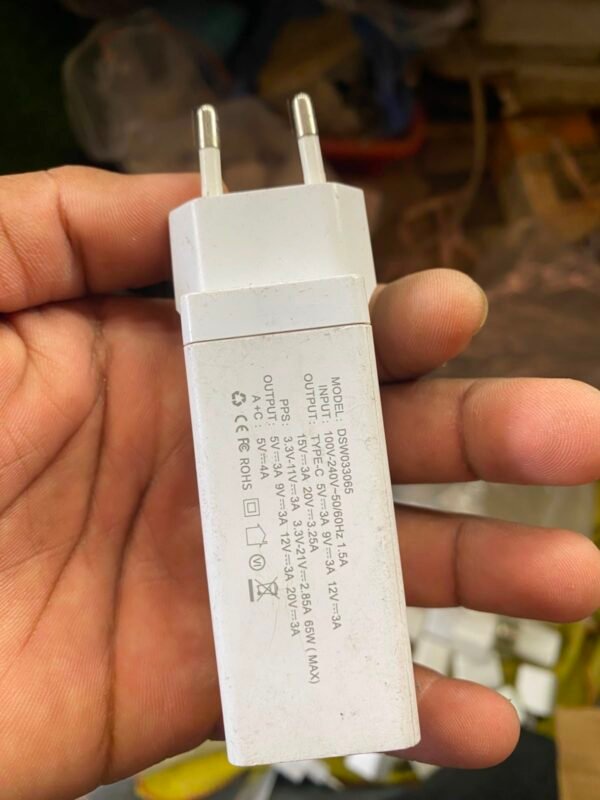 WhatsApp Image 2026-07-20 at 10.42.42 PM 65W USB-C PD Fast Charger – Wholesale Imported